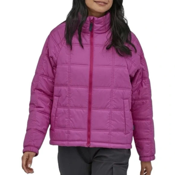 NWT Patagonia Women’s Lost Canyon Puffed Jacket (Amaranth Purple) Relaxed Fit - Picture 1 of 8